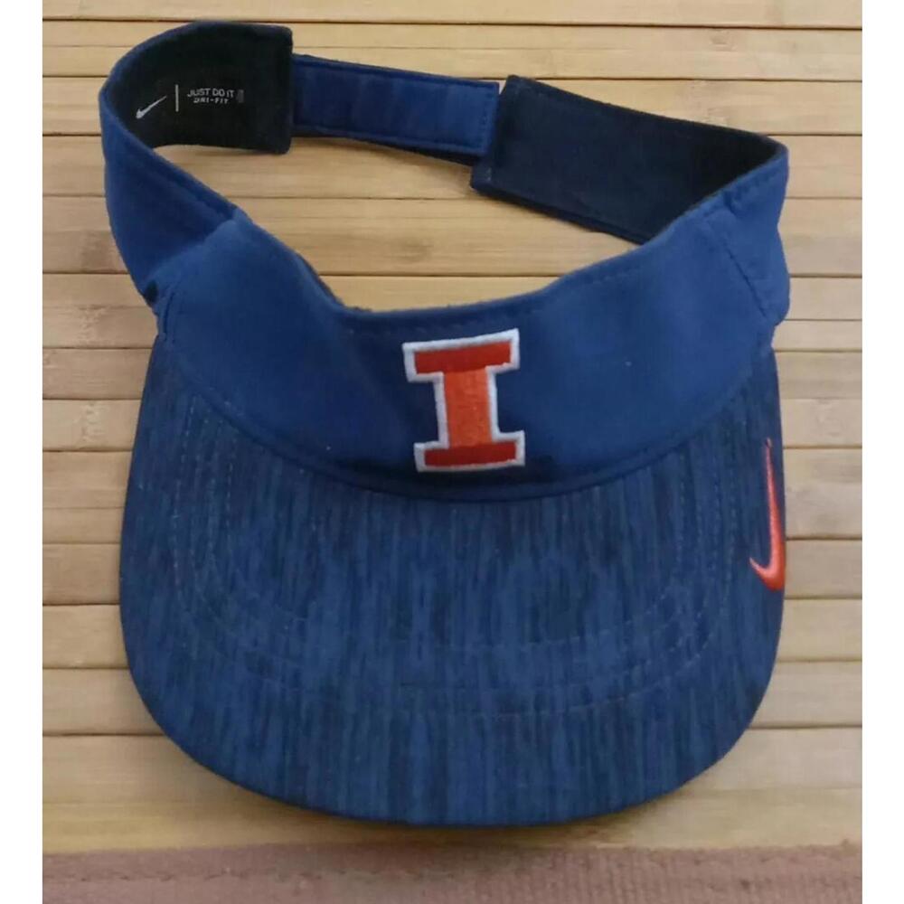 Illinois Fighting Illini Nike Visor Hat Cap